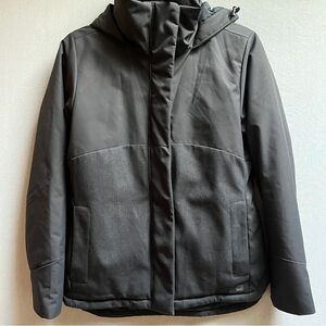 MEC Insulated Black Hooded Parka Jacket Sz S